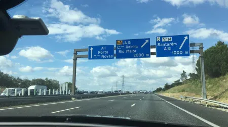 Fila na A1 já é de 5 km devido a despiste de pesado de mercadorias