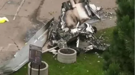 Pedido de casamento acaba em tragédia. Avião com mensagem despenhou-se