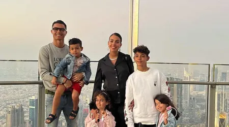 Mini divas! Filhas de Ronaldo e Georgina transformam a casa num Spa