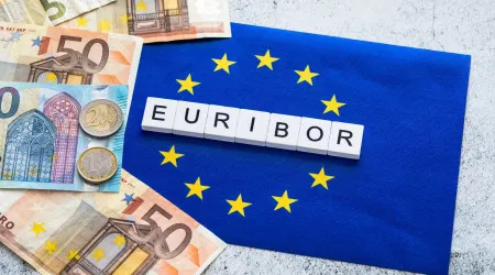 Euribor a três meses cai pela 4.ª sessão consecutiva para novo mínimo 