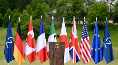 G7 condena restrições comerciais da Rússia e da China