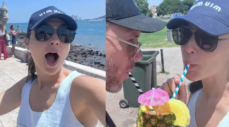 Estrela de 'Mulher Maravilha' publica fotos com a família em Portugal