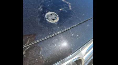 Viatura usada pelo presidente da Câmara de Sever do Vouga vandalizada
