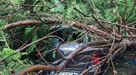 "Foi assustador". Vídeo mostra tornado que atingiu Marbella