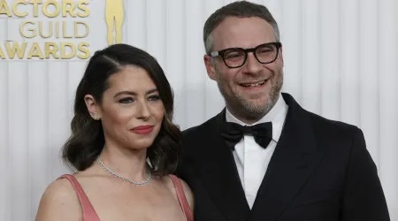 Mulher de Seth Rogen, Lauren Miller, fez cirurgia por causa de aneurisma