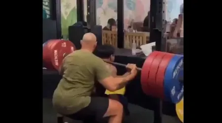 Atleta morre ao tentar fazer agachamento com barra de 210 kg