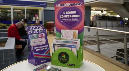 Primeiro prémio do EuroDreams voa lá fora. E a Portugal, quanto chega?