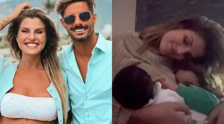 Jéssica Antunes celebra 1.º mês da filha: "Há amor para dar e vender"