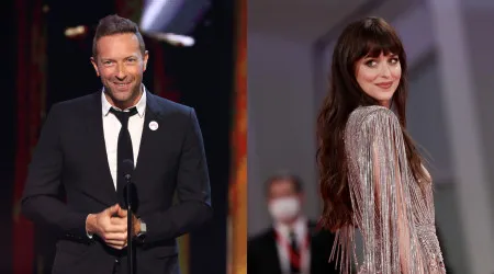Dakota Johnson e Chris Martin em saída a dois antes de atriz ir a Cannes