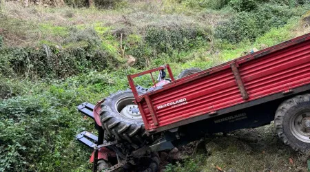 Homem de 67 anos em estado grave após despiste de trator em Chaves