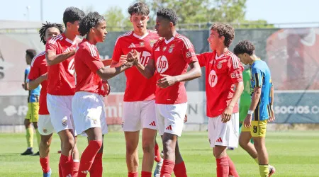 Benfica vence dérbi de juvenis (recheado de golos) em Alcochete 