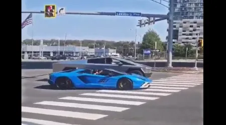 Lamborghini desafiou Tesla Cybertruck, mas... deu-se mal