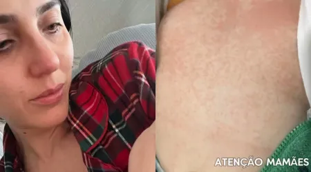 Kelly Baron mostra filho doente e deixa alerta às mães