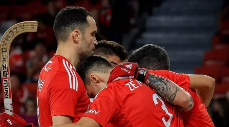 Benfica entra a ganhar na Champions de hóquei diante do AD Valongo