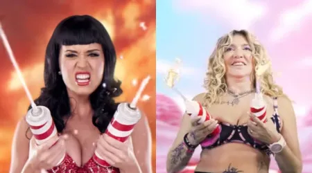 Maria Leal copia (quase tudo de) videoclipe de Katy Perry e aparece nua