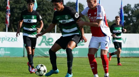 Sporting passa fatura ao Arsenal e mira 'oitavos' da UEFA Youth League