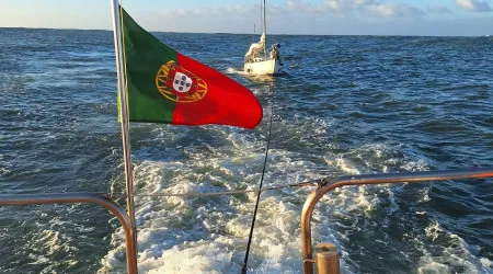 Veleiro belga auxiliado após avaria no motor ao largo da Figueira da Foz