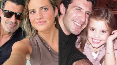 Luís Figo assinala aniversário da filha mais nova. "Muito orgulhoso"