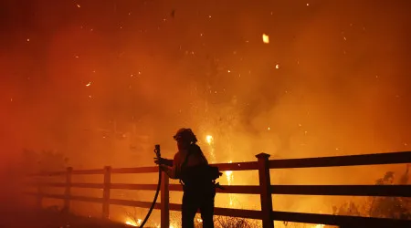 Incêndio florestal deixa rasto de destruição em Malibu. As imagens