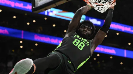 Neemias Queta não soma pontos, mas Boston Celtics sorriem na NBA