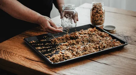 Receita. Granola saudável e com (muitas) sementes