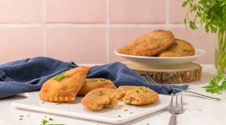 Rissóis de salmão. A receita que não sabia que podia fazer na 'air fryer'