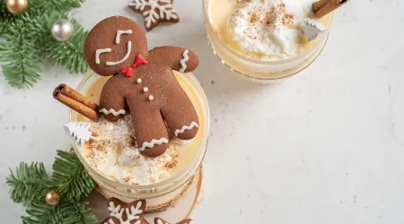 Está frio? Aqueça-se com um cocktail natalício de 'gingerbread'