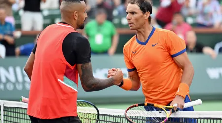 Kyrgios faz revelação sobre Nadal: "Costumava odiá-lo e desprezá-lo"