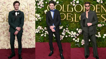 Eles também brilharam! Os looks masculinos dos Globos de Ouro