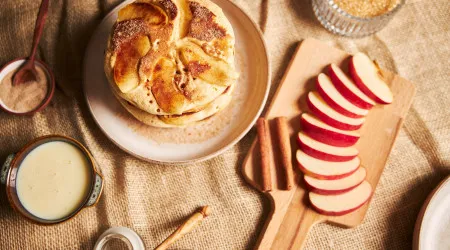 Receita doce de panquecas de maçã. Eis a sua próxima perdição (saudável)