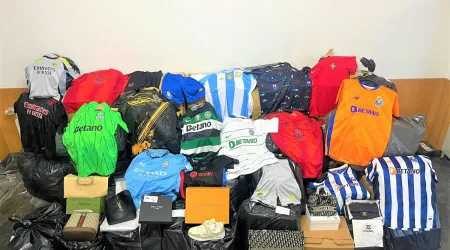 Dupla detida por contrafação em Vila do Conde. Apreendidas 10 mil peças