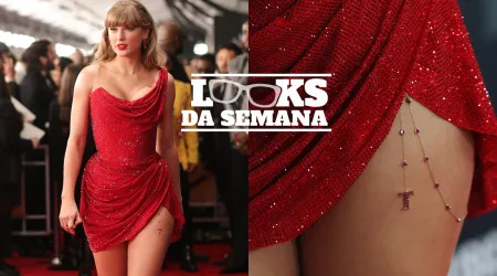 'T' de... Travis? O acessório que Taylor Swift usou nos Grammy Awards