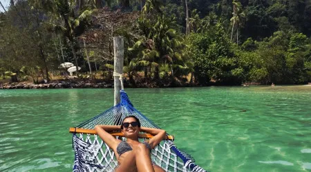 Mónica Jardim encantada com as férias na Tailândia