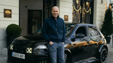 O novo carro (elétrico) que Zidane conduziu nas ruas de Madrid