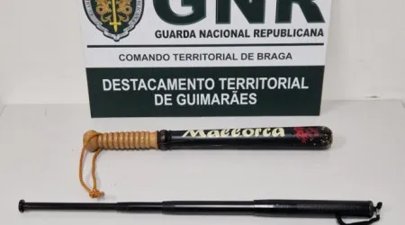 Detido por agredir mulher com bastões em Guimarães