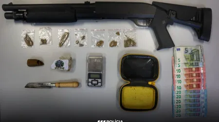 Jovem detido por tráfico de droga em investigação de caso de ameaças
