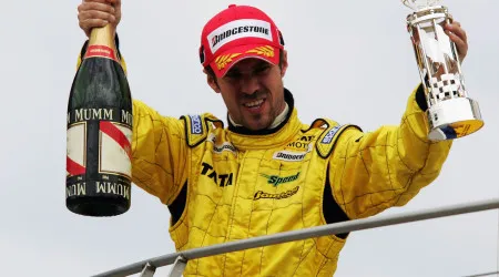 Eddie Jordan. Tiago Monteiro não esqueceu o "primeiro chefe na F1"