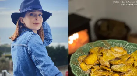 "Isto é tão anos 90". O bizarro snack de Sara Prata