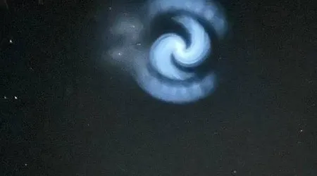Espiral de luz vista nos céus de vários países (inclusive de Portugal)