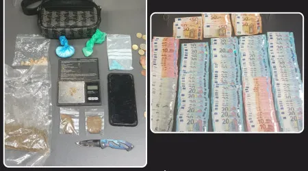 Estudante suspeito de tráfico de droga tinha quase 6.000€ em notas
