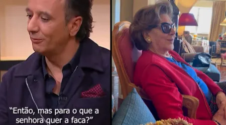 Uma faca no aeroporto. Mãe de Herman José reage a história hilariante