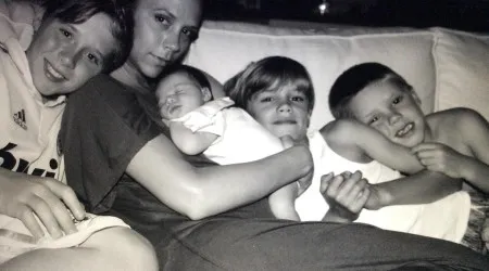 David Beckham partilha fotos inéditas em família