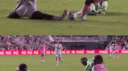 Lance inusitado em jogo de Lionel Messi na MLS está a correr mundo