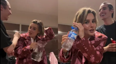 O vídeo hilariante de Kelly Bailey a fazer penteado à última da hora