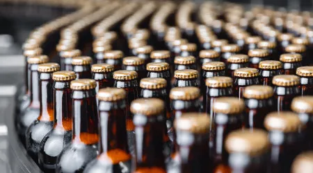 Trabalhadores da Sociedade Central de Cervejas em greve a 17 de abril