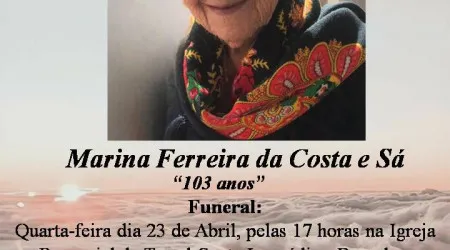 Morreu uma das mulheres mais idosas de Barcelos. Tinha 103 anos