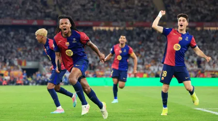 Barcelona vence Clássico 'banhado' com golaços e conquista a Taça do Rei
