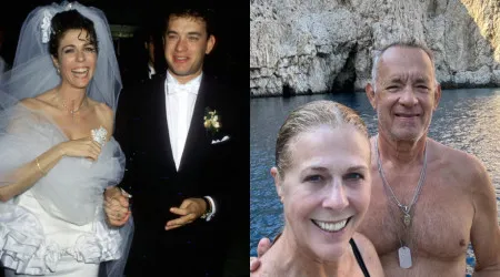 Tom Hanks e Rita Wilson comemoram 37 anos de casamento. "Amo-te"