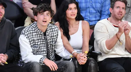 Kylie Jenner e Timothée Chalamet cúmplices e apaixonados em jogo