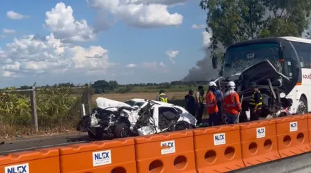 Dez mortos em acidente com autocarro e vários veículos nas Filipinas